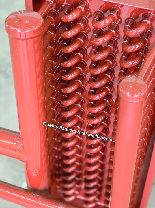 Heresite-coated heat exchanger coil